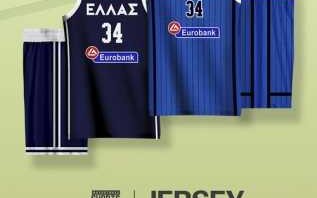 希腊男篮官方球衣设计及图片展示