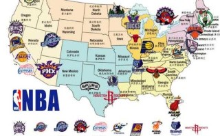NBA球队地理分布一览